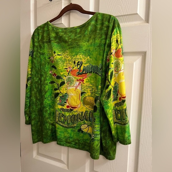 TAKE TWO~DETAILED DIMENSIONAL~BLOUSE~100% COTTON~XL - Picture 13 of 13